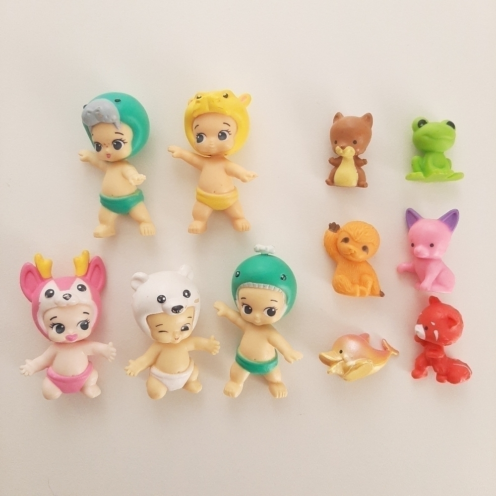 Moose Toys Twozies Twogether Babies and Pets Mini Figures Mixed Lot